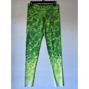 Pelagic UPF 50 Leggings Women M Multicolor Abstract Print Performance Casual